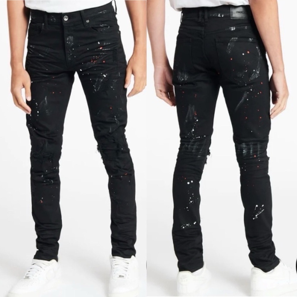 DECIBEL MEN’S UPPER SIDE TAPE STONE JEANS size 32/32